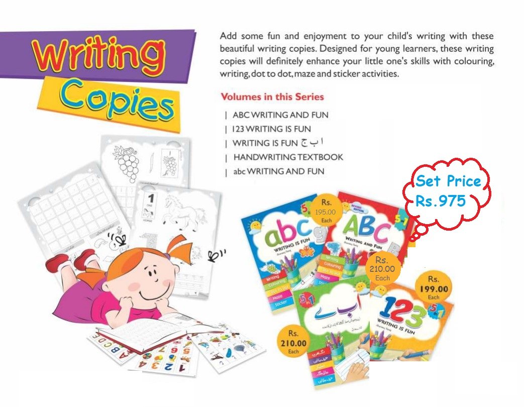 Writing is fun ( 4 in 1 ) bundle offer - BookFriend Online Store
